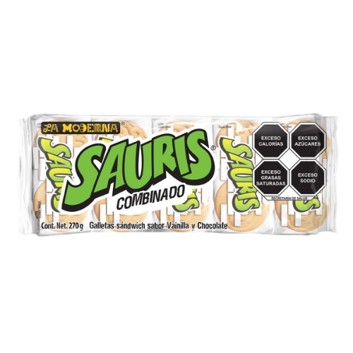 Imagen de Galleta Moderna Sauris Combinadas 27 GRS