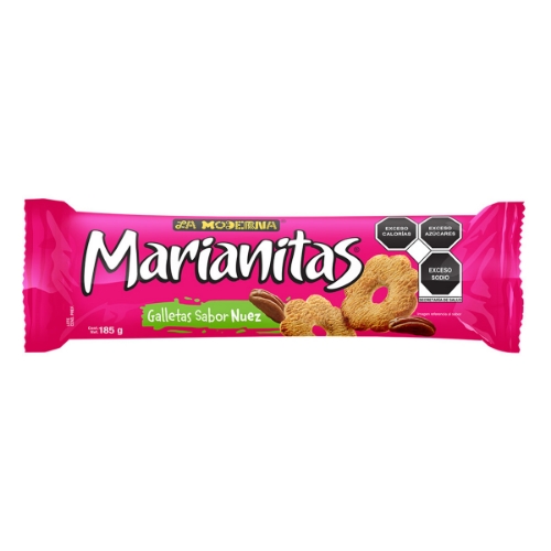 Imagen de Galletas Moderna Marianitas Nuez  185 GRS