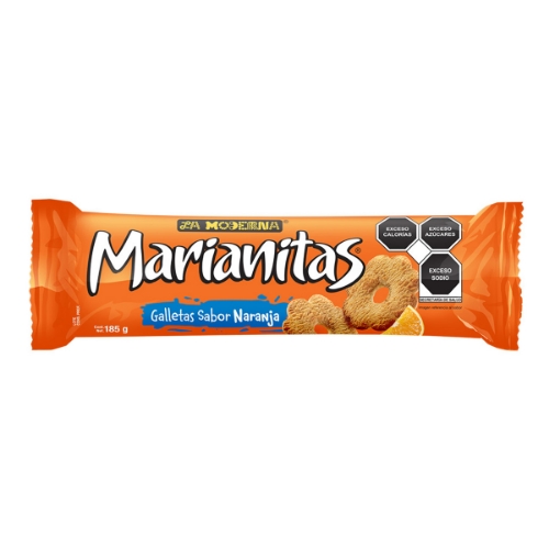 Imagen de Galleta Moderna Marianitas Naranja 185 GRS