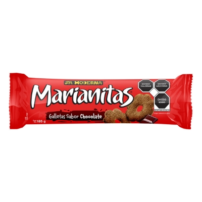 Imagen de Galleta Moderna Marianitas Chocolate 185 GRS