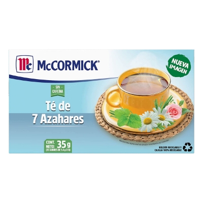 Imagen de Té Mccormick 7 Azahares 25 PZS