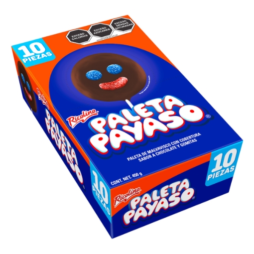 Imagen de Exhibidor Paleta Ricolino Payaso  10 PZS