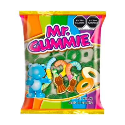 Imagen de DULCE GOMITAS MR GUMMIE AROS DE MANZANA 1 KGS