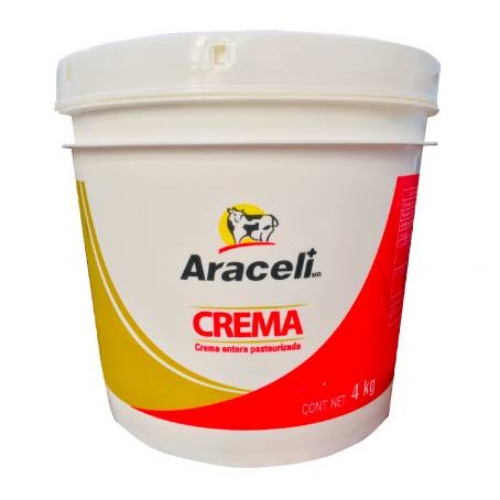 Imagen de Crema Araceli Cubeta 4 LTS