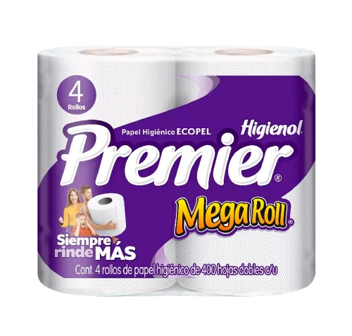 Imagen de Higienico Premier Mega Roll 4 PZS