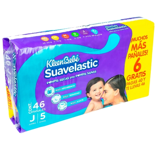 Imagen de Pañal Kbb Suavelastic Jum 40 PZS