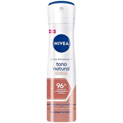 Imagen de Desodorante Nivea Tono Natural Clinico En Aerosol 150 MLL