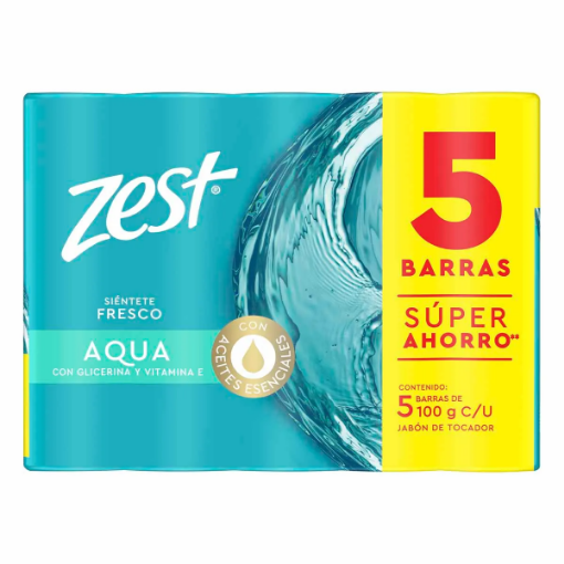 Imagen de Jabon Tocador Zest Aqua 100 GRS