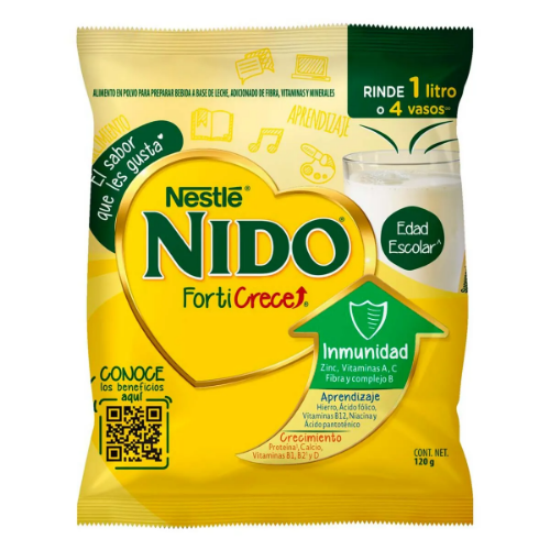 Imagen de Leche Nestle Nido Forti Bolsa  120 GRS