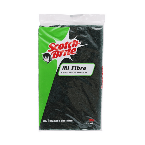 Imagen de Mi Fibra Popular Verde Scotch Brite Chica 1 PZS