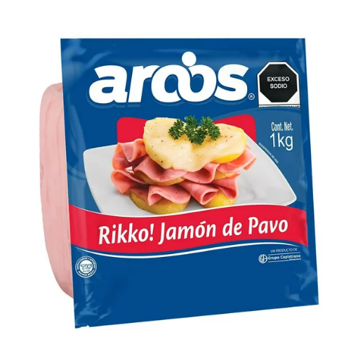 Imagen de Jamon Aroos Tortero Pavo  1 KGS