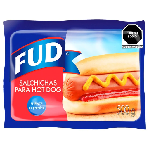 Imagen de Salchicha Fud Para Hot Dog  500 GRS