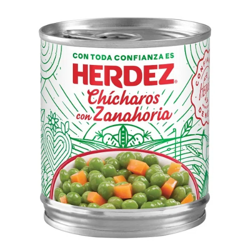 Imagen de Chícharo Herdez Con Zanahoria 220 GRS