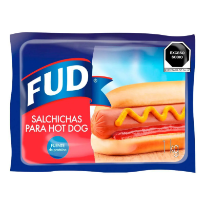 Imagen de Salchicha Fud Hot Dog 1 KGS