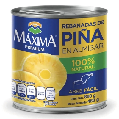 Imagen de  Piña En Almibar Trozos Maxima  2.8 KGS