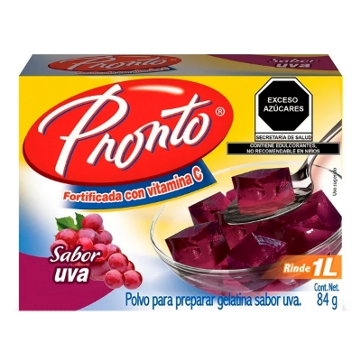 Imagen de Gelatina Pronto Sabor Uva De 84 Gramos 84 GRS