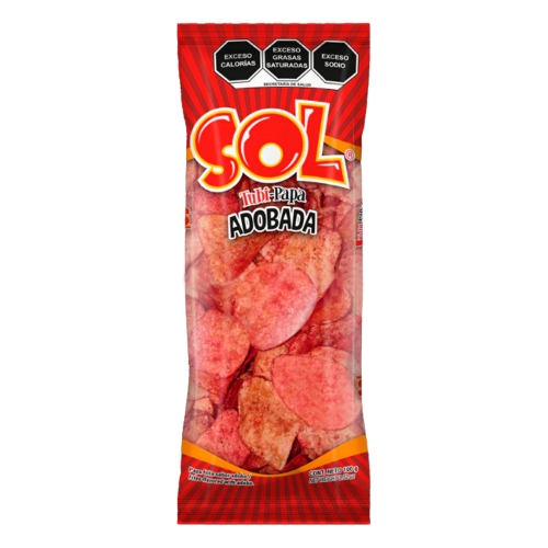 Imagen de Botana Sol Papas Adobadas  100 GRS