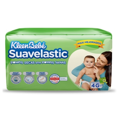 Imagen de Pañal Kleen bebe Suavelastic Fashion Grande 48 PZS