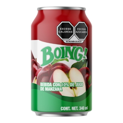 Imagen de Jugo Boing Lata Manzana 340 MLL