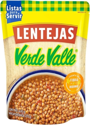 Imagen de Lenteja Verde Valle Sopa 430 GRS