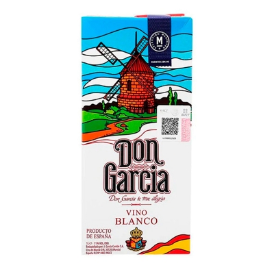 Imagen de Vino Blanco Don Garcia 1 LTS