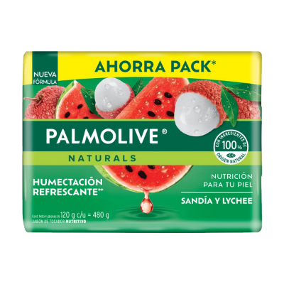 Imagen de Jabon De Tocador Palmolive Sandia&Lychee 120 GRS