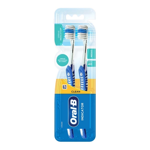 Imagen de Cepillo Dental Oral-B Indicator #40 2Pack 2 PZS