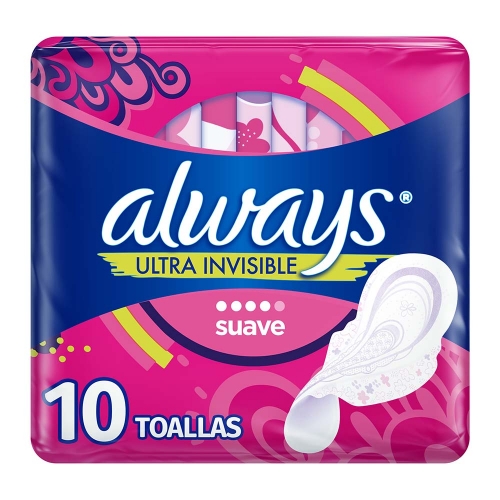 Imagen de Toallas Femeninas Always Ultra Fina Con Alas  10 PZS