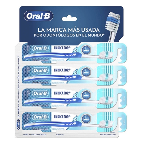 Imagen de Cepillo Dental Ora-B Indicador De Cambio  4 PZS
