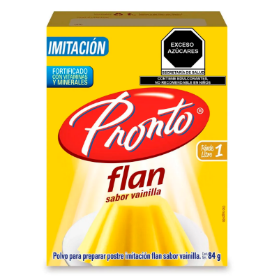 Imagen de Flan Pronto Sabor Vainilla 84 GRS