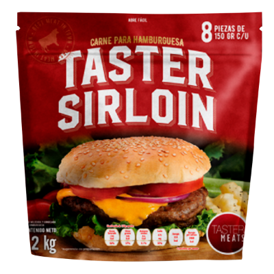 Imagen de Carne Taster Hamburguesa Sirlon 1.2 KGS