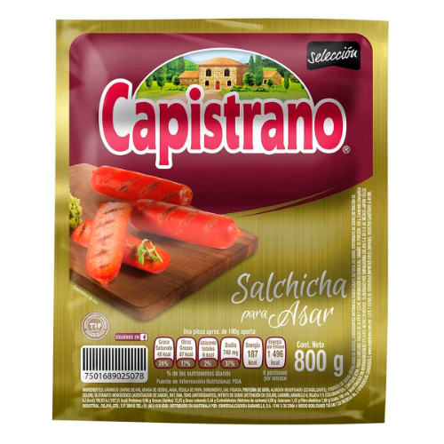 Imagen de Salchicha Para Asar Capistrano  800 GRS