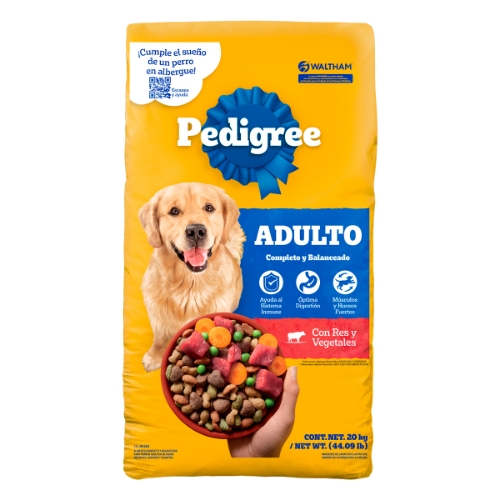 Imagen de Alimento Pedigree Mealtime G/Carne  20 KGS