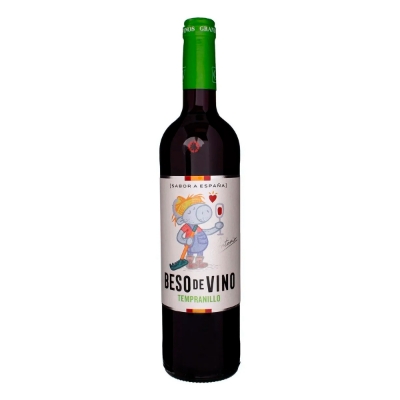 Imagen de Vino Tinto Beso de Vino Tempranillo 750 MLL