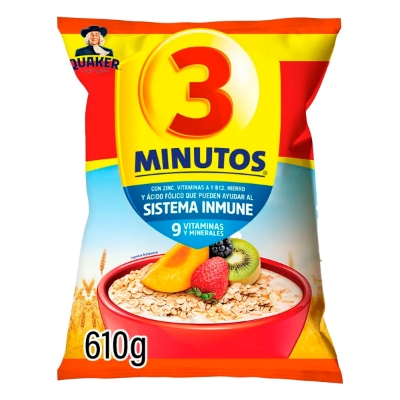 Imagen de Avena Quaker 3 Mini Bolsas 610 GRS