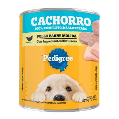 Imagen de Lata Pedigree Cachorro Pollo 375 GRS