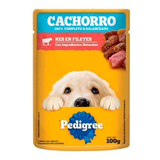 Imagen de Sobres Pedigree Cachorro Res  100 GRS