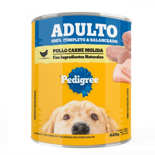 Imagen de Alimento Para Perro Pedigree Carne Molida Pollo  625 GRS