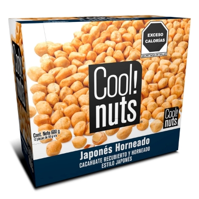 Imagen de Botanas Cacahuate Coolnuts Japones Horneados 50 GRS