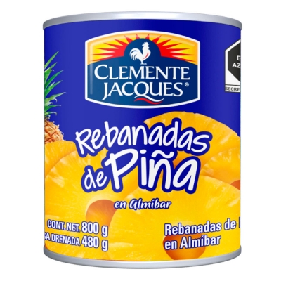 Imagen de Piña En Rebanadas Clemente Jacques 800 GRS