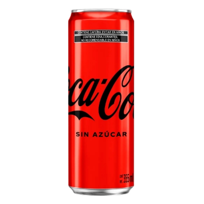 Imagen de Coca Cola Sin Azucar de Lata 355 MLL