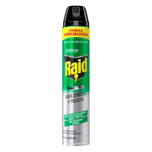 Imagen de Insecticida Raid Chinches y Polillas  400 MLL