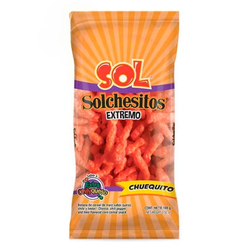 Imagen de BOTANAS SOL SOLCHESITOS EXTREMO 100 GRS