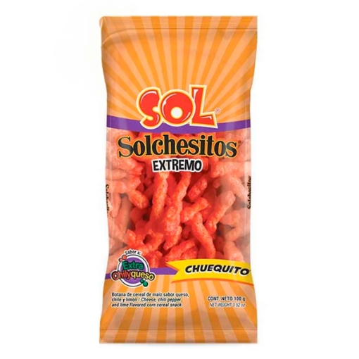Imagen de BOTANAS SOL SOLCHESITOS EXTREMO 100 GRS