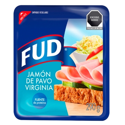 Imagen de Jamon Fud Pavo 250 GRS