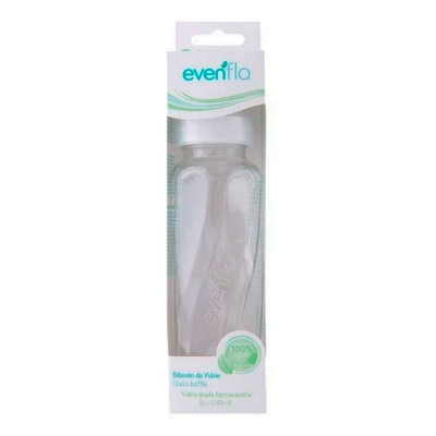 Imagen de Biberon Evenflo 8Oz Vidrio 1 PZS