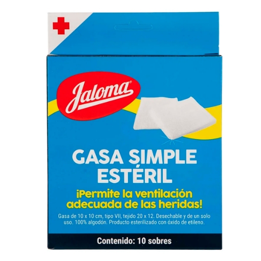 Imagen de Gasa Jaloma 10X10Cm 10 PZS