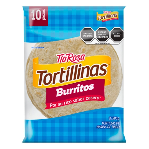 Imagen de Tortillina De Harina Para Burritos Tia Rosa 10 PZS