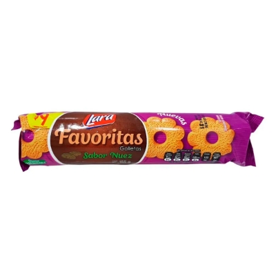 Imagen de Galletas Lara Favoritas Nuez 155 GRS