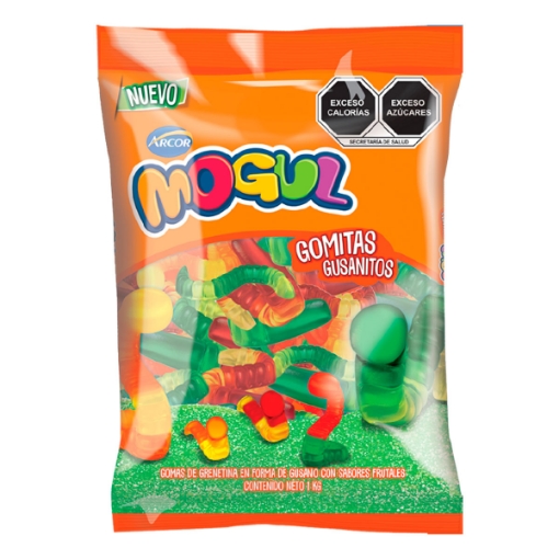 Imagen de Gomas Gusanitos Mogul  1 KGS